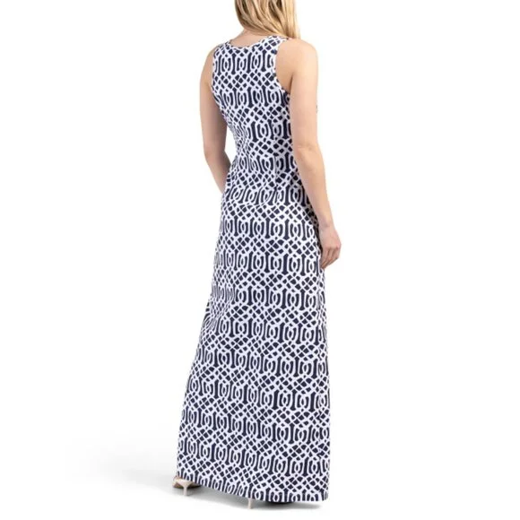 j mclaughlin charlotte maxi dress J. MCLAUGHLIN Blue Charlotte Maxi Dress